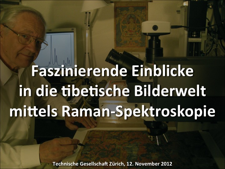Powerpoint presentation download of "Fascinating insights into the Tibetan imagery using Raman spectroscopy" (German)
