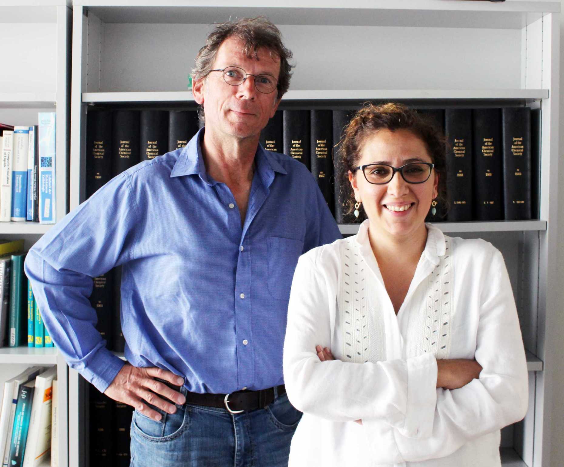 Prof. Dr. Hansjörg Grützmacher und Dr. Monica Trincado