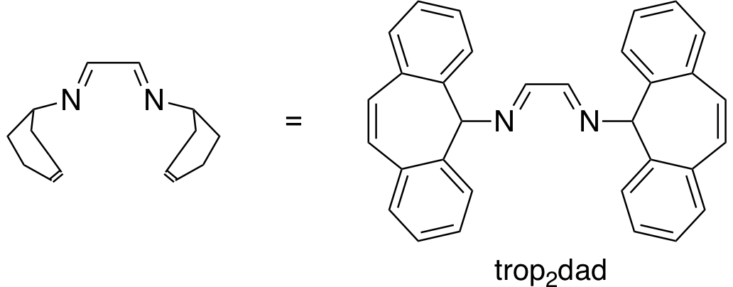 trop2dad ligand and ruthenium catalyst